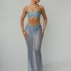 THE SEQUIN LACE SET BLUE