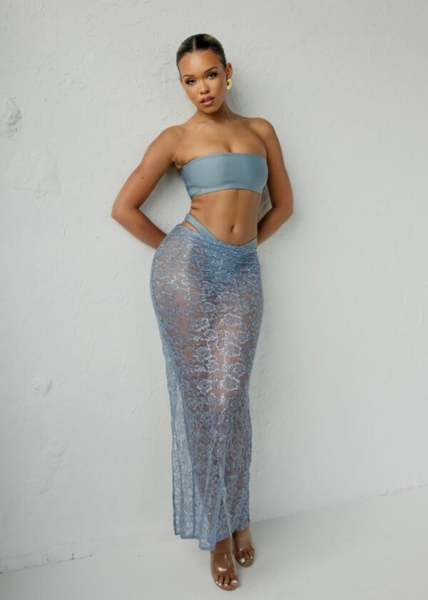 THE SEQUIN LACE SET BLUE - Image 2